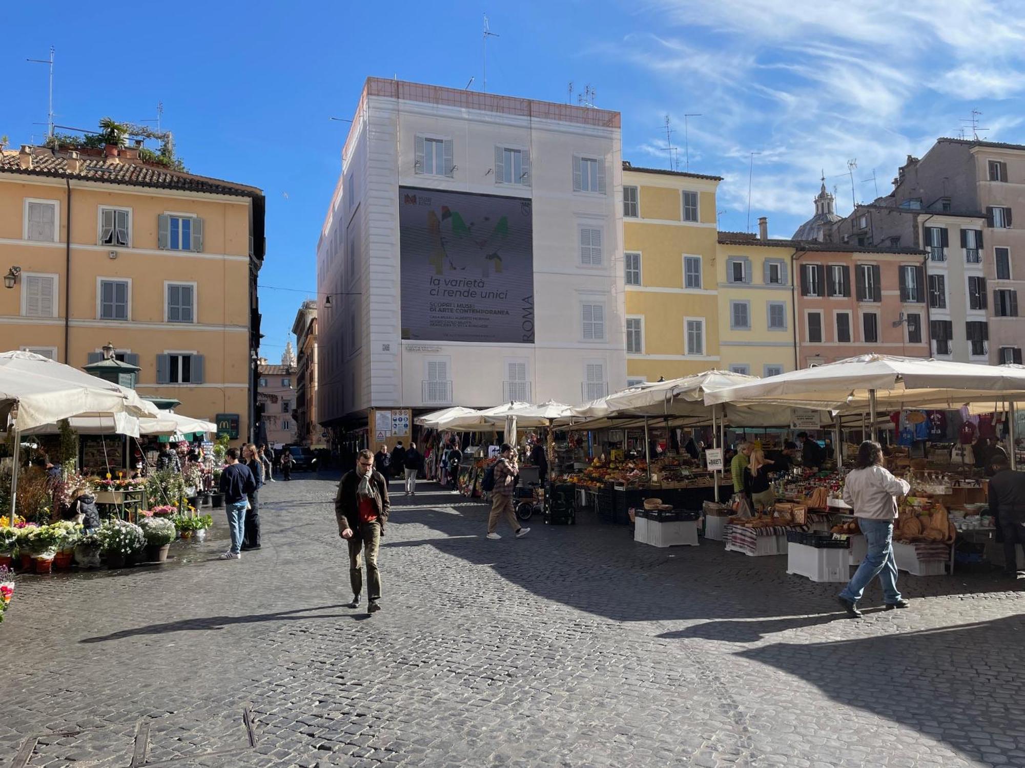 View On Campo De Fiori Irex Apartment Rom Exteriör bild